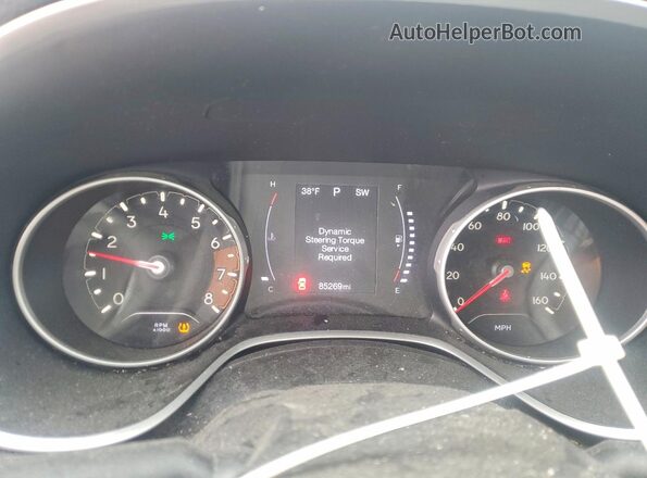 3C4NJDBB2KT734850 2019 JEEP COMPASS Зеленый Вид щитка приборов