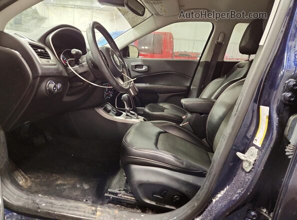3C4NJDBB2KT780937 2019 JEEP COMPASS Blue Vista interior delantera