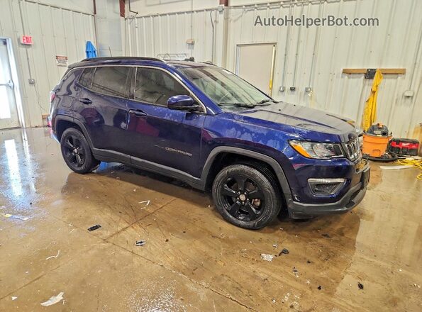 3C4NJDBB2KT780937 2019 JEEP COMPASS Blue Delantero derecho