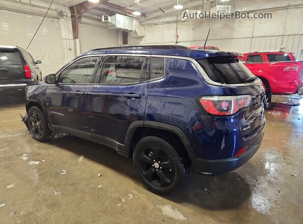 3C4NJDBB2KT780937 2019 JEEP COMPASS Blue Trasero izquierdo