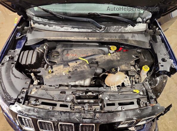 3C4NJDBB2KT780937 2019 JEEP COMPASS Blue Vista del compartimento del motor