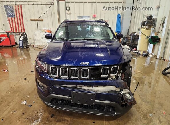 3C4NJDBB2KT780937 2019 JEEP COMPASS Blue Vista frontal