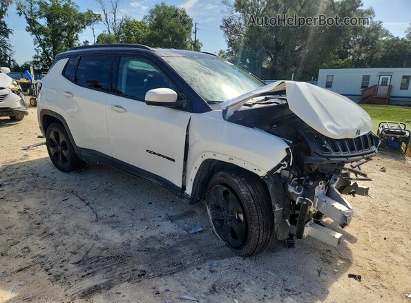3C4NJDBB2LT240148 2020 JEEP COMPASS White Przód prawy