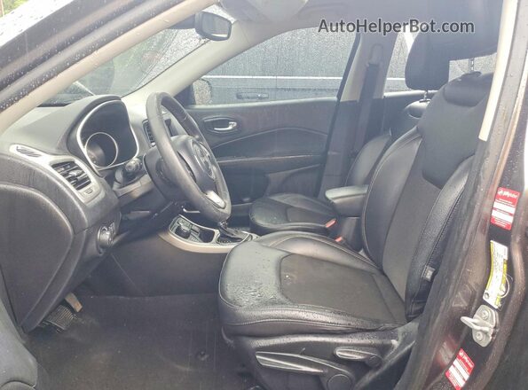 3C4NJDBB2MT530357 2021 JEEP COMPASS Черный Вид салона спереди