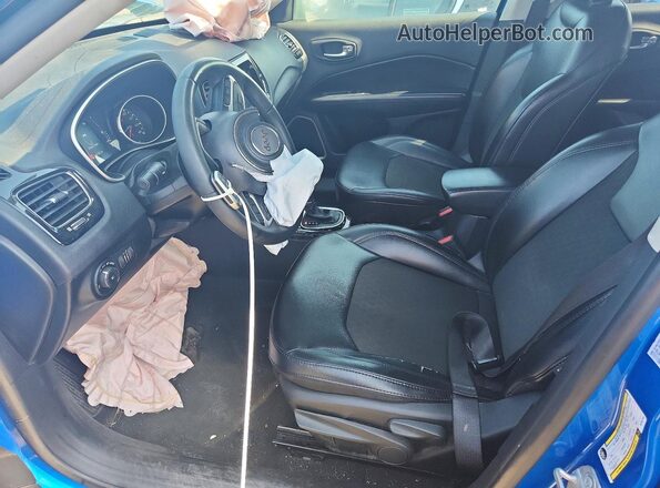 3C4NJDBB2MT557753 2021 JEEP COMPASS Blue წინა სალონის ხედი