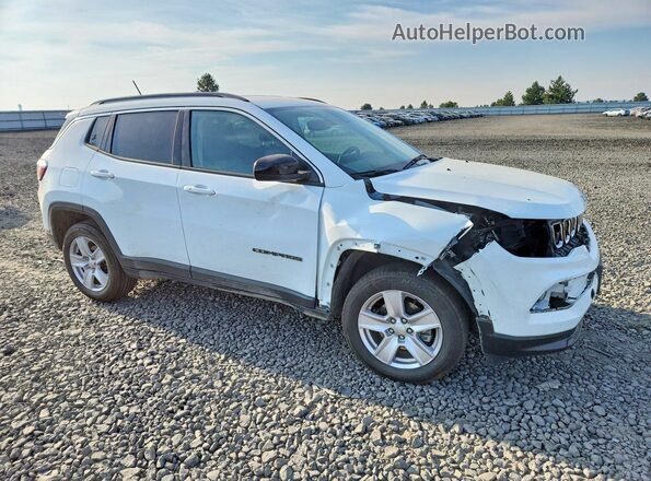 3C4NJDBB2NT231730 2022 JEEP COMPASS White Delantero derecho