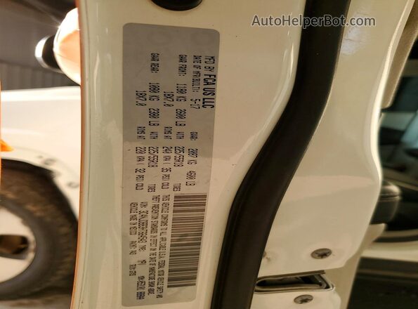 3C4NJDBB3HT664543 2017 JEEP COMPASS White Вид наклейки з VIN-кодом
