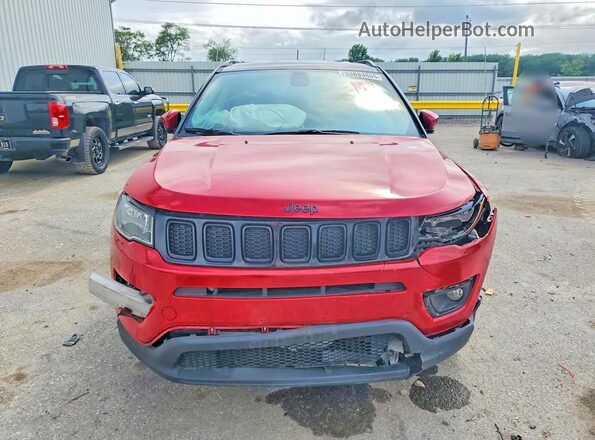 3C4NJDBB3JT313427 2018 JEEP COMPASS Burgundy Vista frontal