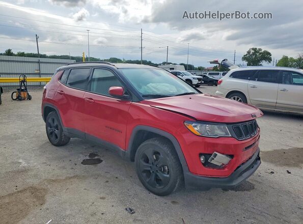 3C4NJDBB3JT313427 2018 JEEP COMPASS Burgundy Delantero derecho