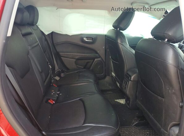 3C4NJDBB3JT313427 2018 JEEP COMPASS Burgundy Vista interior trasera