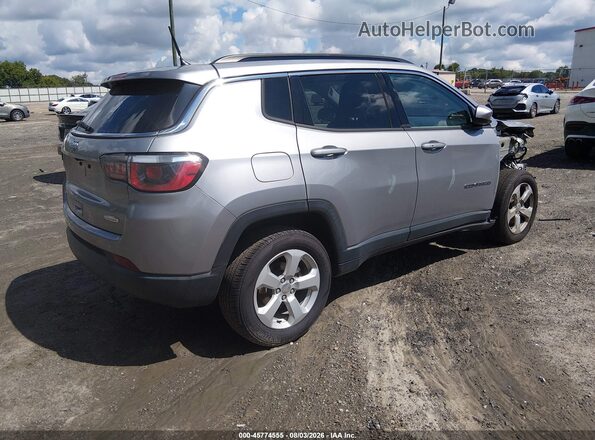 3C4NJDBB3JT314268 2018 JEEP COMPASS Silver Trasero derecho