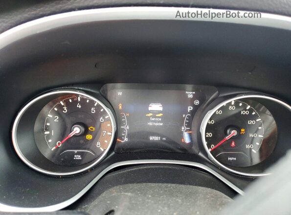 3C4NJDBB3JT325447 2018 JEEP COMPASS Black Սարքավորումների վահանակի տեսք
