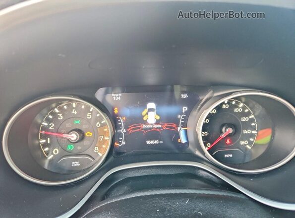 3C4NJDBB3JT479009 2018 JEEP COMPASS Gray Vista del cuadro de instrumentos