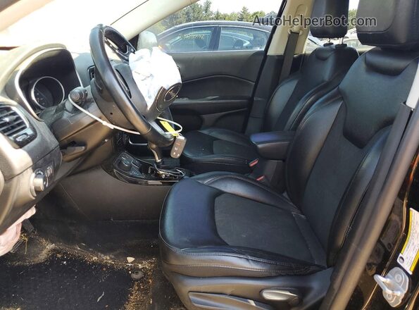 3C4NJDBB3KT648317 2019 JEEP COMPASS Black Вид салону спереду