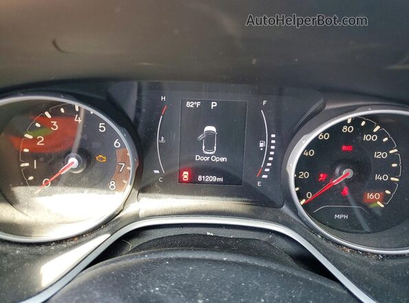 3C4NJDBB3KT648317 2019 JEEP COMPASS Black Вид щитка приладів