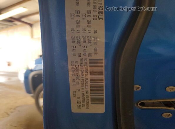 3C4NJDBB3KT678465 2019 JEEP COMPASS Синий Вид наклейки с VIN-кодом