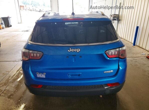 3C4NJDBB3KT678465 2019 JEEP COMPASS Синий Вид сзади