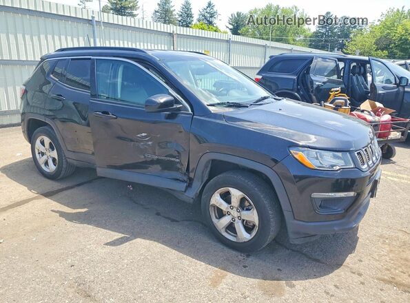 3C4NJDBB3LT229207 2020 JEEP COMPASS Black Przód prawy