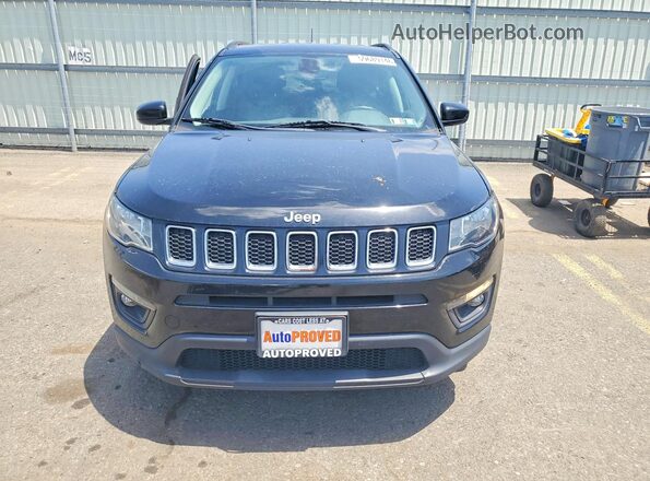 3C4NJDBB3LT229207 2020 JEEP COMPASS Black Widok z przodu