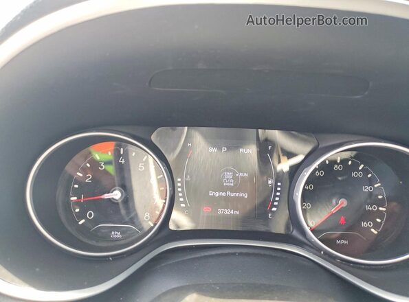 3C4NJDBB3LT229207 2020 JEEP COMPASS Black Widok zestawu wskaźników