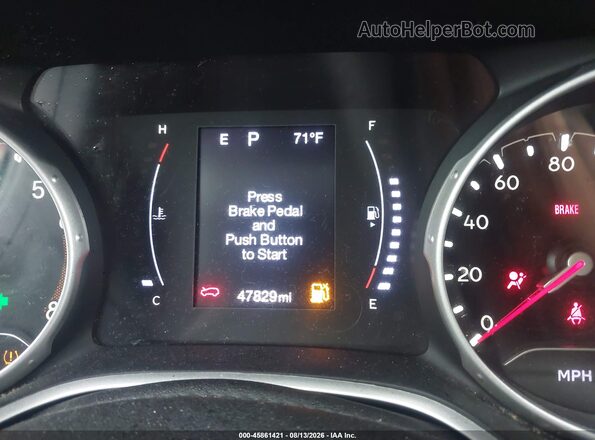 3C4NJDBB3LT245830 2020 JEEP COMPASS Black Вид задніх сидінь