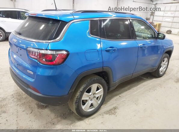 3C4NJDBB3NT147447 2022 JEEP COMPASS Blue Trasero derecho