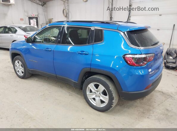 3C4NJDBB3NT147447 2022 JEEP COMPASS Blue Trasero izquierdo