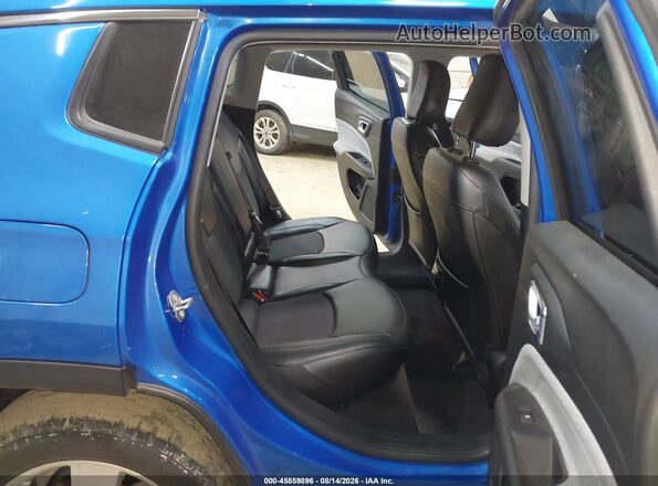 3C4NJDBB3NT147447 2022 JEEP COMPASS Blue Vista de la etiqueta del VIN