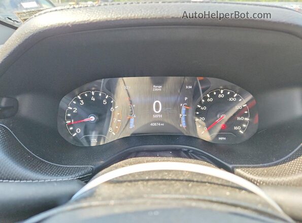 3C4NJDBB3NT196731 2022 JEEP COMPASS Синий Вид щитка приборов