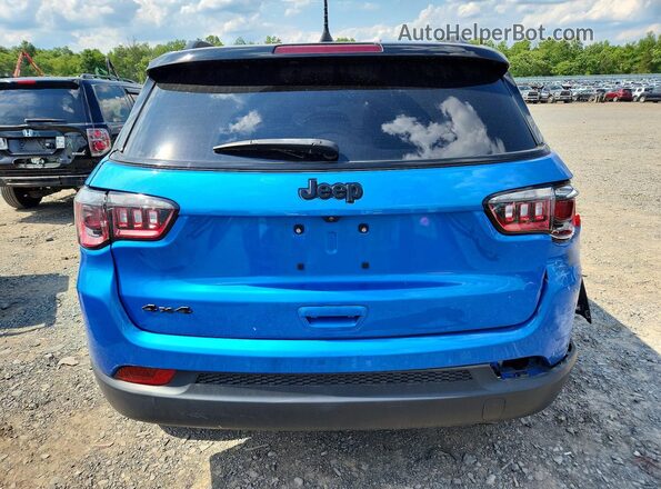 3C4NJDBB3NT196731 2022 JEEP COMPASS Синий Вид сзади