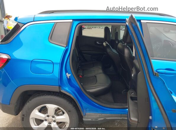 3C4NJDBB4HT610930 2017 JEEP COMPASS Blue VIN կոդի պիտակի տեսք