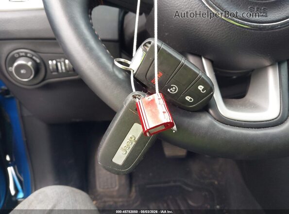 3C4NJDBB4HT610930 2017 JEEP COMPASS Blue Առջևի վահանակի տեսք