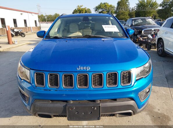 3C4NJDBB4HT651817 2017 JEEP ALL NEW COMPASS Blue Вид щитка приладів