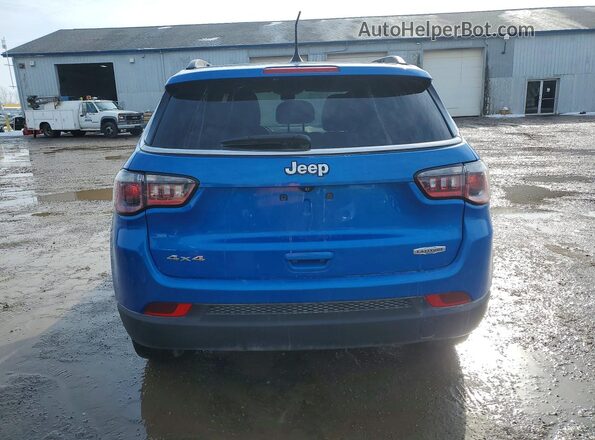 3C4NJDBB4HT666186 2017 JEEP COMPASS Blue უკანა ხედი
