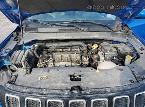 3C4NJDBB4HT666186 2017 JEEP COMPASS Blue ძრავის განყოფილების ხედი