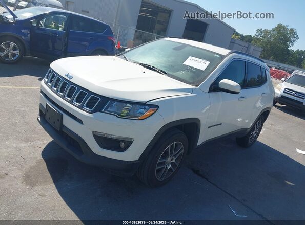 3C4NJDBB4JT206256 2018 JEEP COMPASS White Vista tres cuartos delantera izquierda