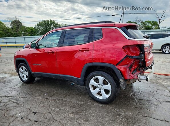 3C4NJDBB4JT223557 2018 JEEP COMPASS Red Задня ліва чверть