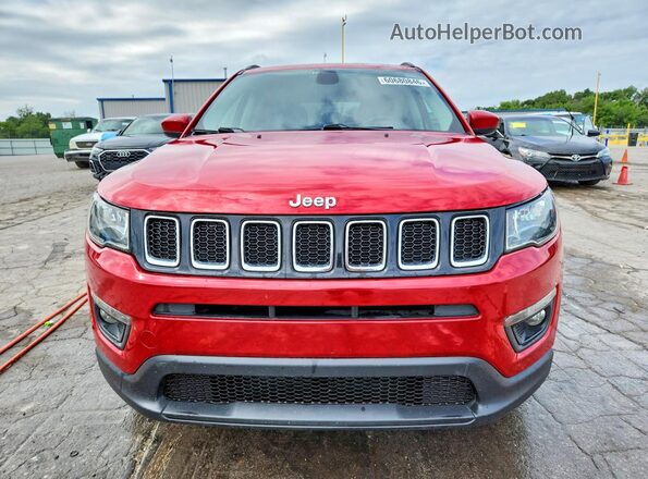 3C4NJDBB4JT223557 2018 JEEP COMPASS Red Вид спереду