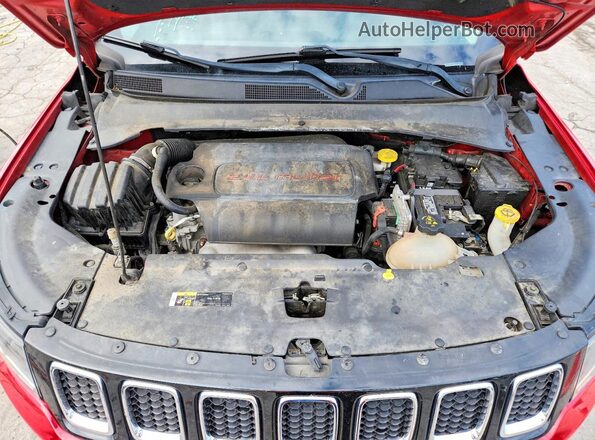 3C4NJDBB4JT223557 2018 JEEP COMPASS Red Вид підкапотного простору