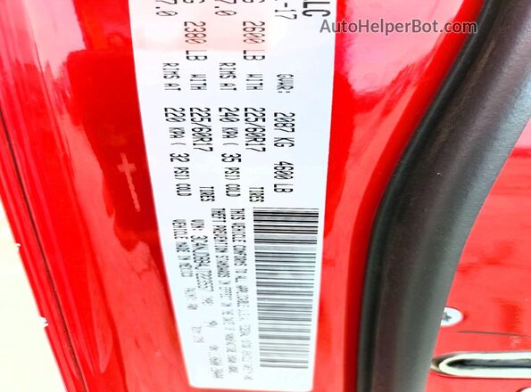 3C4NJDBB4JT223557 2018 JEEP COMPASS Red Панорамний вид салону 360°