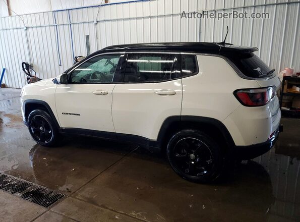 3C4NJDBB4JT241153 2018 JEEP COMPASS White Trasero izquierdo