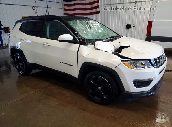 3C4NJDBB4JT241153 2018 JEEP COMPASS White Delantero derecho