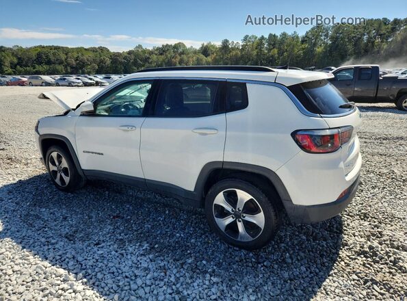 3C4NJDBB4JT245820 2018 JEEP COMPASS White Trasero izquierdo