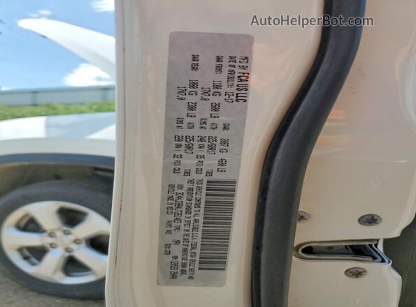 3C4NJDBB4JT261483 2018 JEEP COMPASS White Widok naklejki z numerem VIN