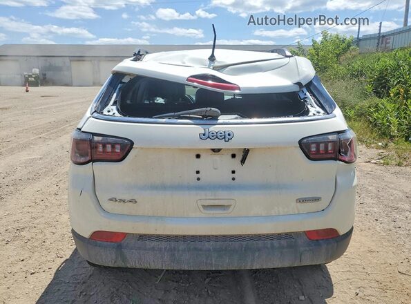3C4NJDBB4JT261483 2018 JEEP COMPASS White Widok z tyłu