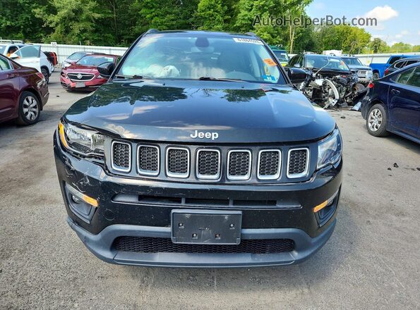 3C4NJDBB4LT153867 2020 JEEP COMPASS Black Widok z przodu