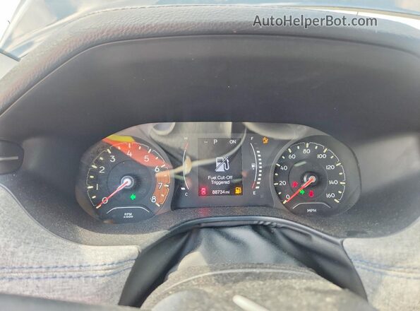 3C4NJDBB4NT121908 2022 JEEP COMPASS Black ხელსაწყოთა პანელის ხედი