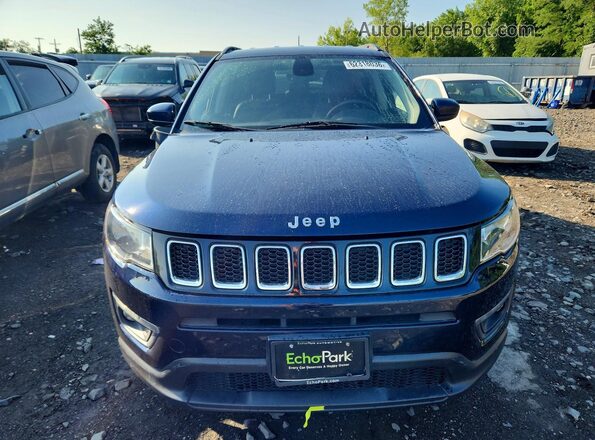 3C4NJDBB5JT397234 2018 JEEP COMPASS Blue Front view