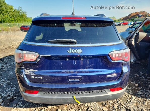 3C4NJDBB5JT397234 2018 JEEP COMPASS Blue Rear view