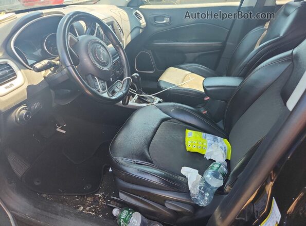 3C4NJDBB5KT601726 2019 JEEP COMPASS Black Vista interior delantera